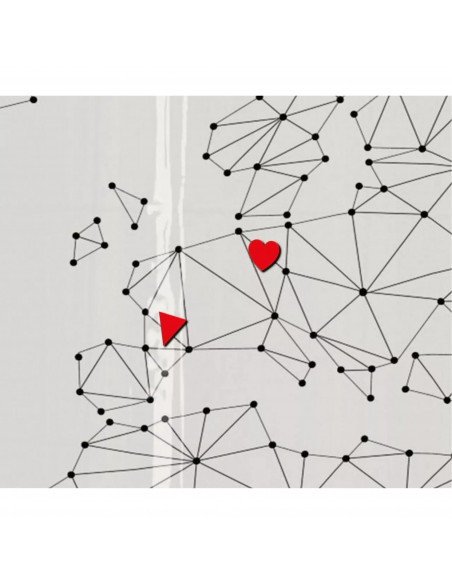 Rideau de Douche - Planisphère - PEVA sans PVC - 180x200cm- Kleine Wollke