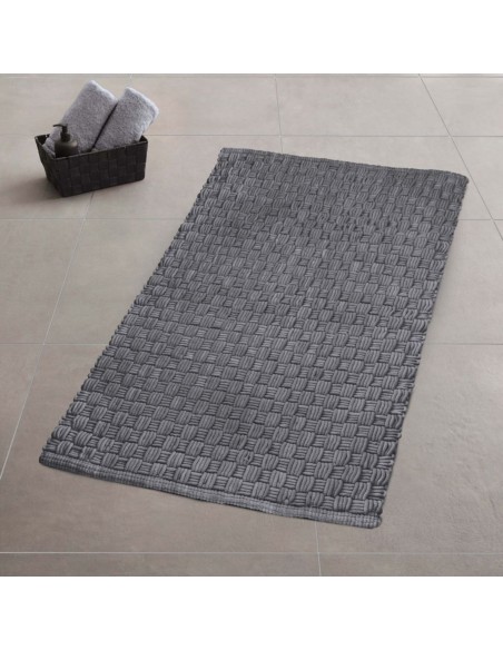 Tapis de Bain - Fait Main - Matino Ardoise - 3 Tailles
