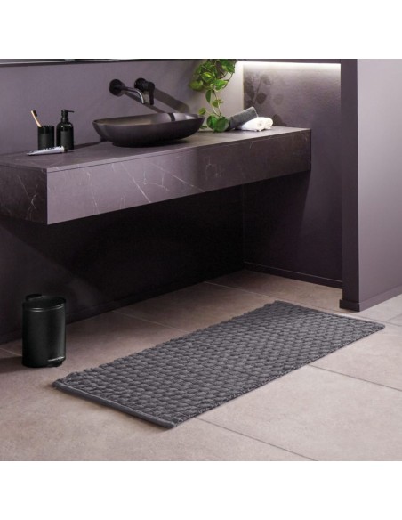 Tapis de Bain - Fait Main - Matino Ardoise - 3 Tailles