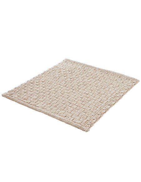 Tapis fait main Beige soie tressé Kleine Wolke Tapis fait main Beige soie tressé Kleine Wolke