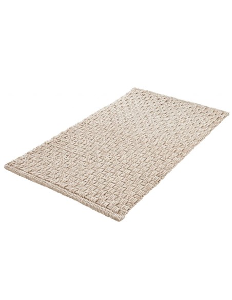 Tapis fait main Beige soie tressé Kleine Wolke Grand format Tapis fait main Beige soie tressé Kleine Wolke Grand format