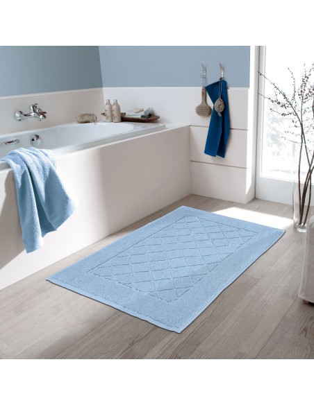 Tapis éponge - Bridge - Bleu Azur - 50x70cm