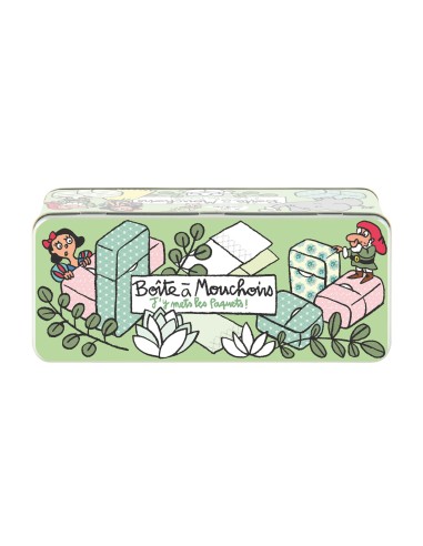 Boite à paquets de mouchoirs métallique -...