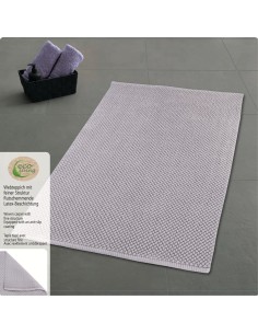 Tapis punto 100% coton couleur Lavande 2