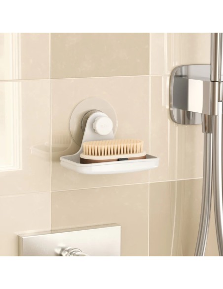 Porte savon mural Adhésif flexible - Blanc - Umbra