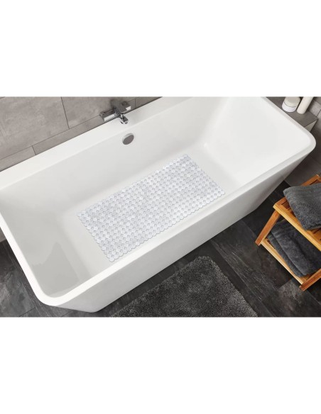 Tapis Antidérapant pour la Baignoire (découpable) Sign - 36x80cm - Noir
