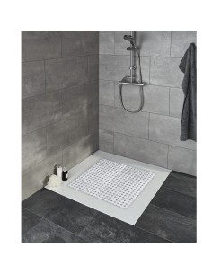 Tapis découplable en PVC pour la douche carré 55cm 2