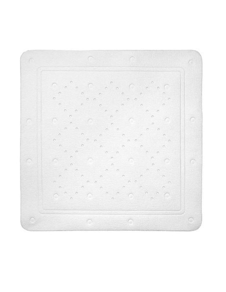 Tapis de douche XXL carré Grand format en PVC et ventouses