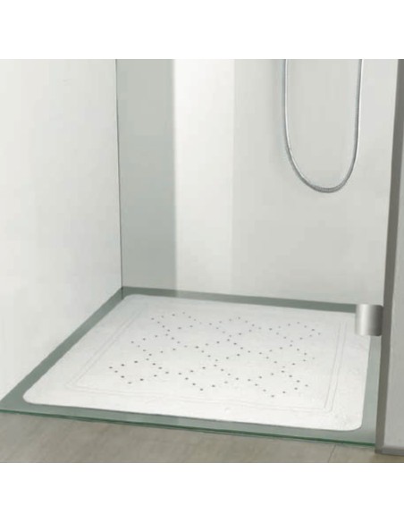 Tapis antidérapant de Douche - Casablanca- XL 75x75cm - Blanc
