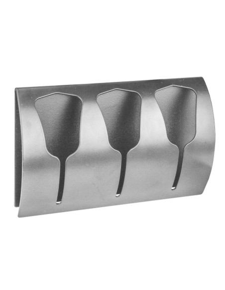 patère murale 3 crochets design Tulipe