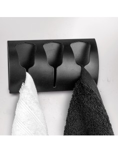 Patère crochet mural adhésif design pour salle de bain  Tulipe de la marque Kleine wolke 2