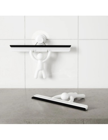 Raclette de douche originale Buddy Blanc -...