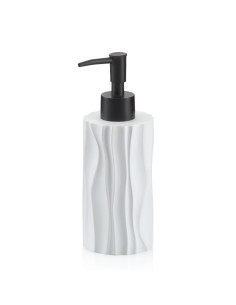 distributeur de savon Mérida en soft touch blanc 3D de kela
