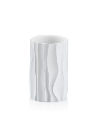 Gobelet en relief - Merida - Blanc