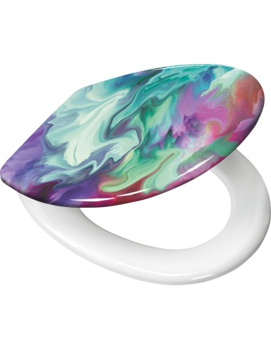 Abattant WC Universel - Fusion Multicolore -...