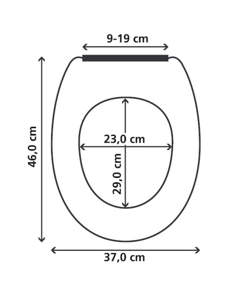 Abattant WC Universel - Fusion Multicolore - Kleine Wolke