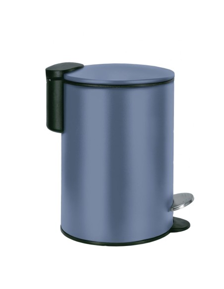 Poubelle 3 litres fermeture silencieuse Bleu foncé