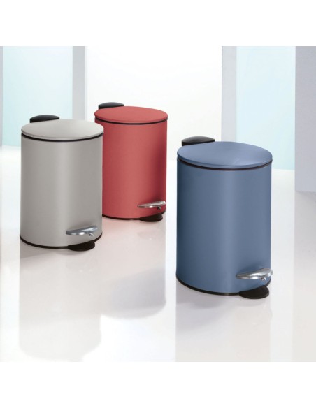 Poubelle à pédale - Silence - Bleu - 3 Litres