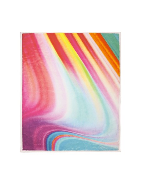 Tapis de Bain Vibes – Design Abstrait Multicolore, Doux et Antidérapant – 50 x 60 cm