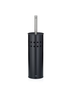 Brosse WC étroite et pratique en noir mat de Kela