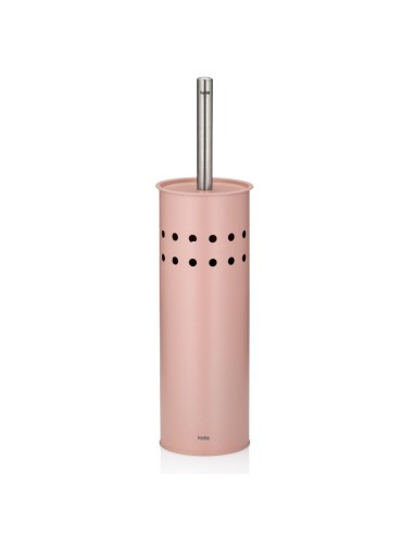 Brosse WC étroite à poser - LEO - Rose