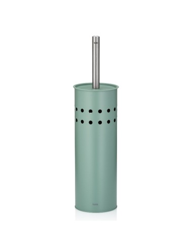 Brosse wc vert jade de format étroit Kela