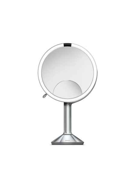 Miroir grossissant et lumieux rotatif double face st3024 de simplehuman