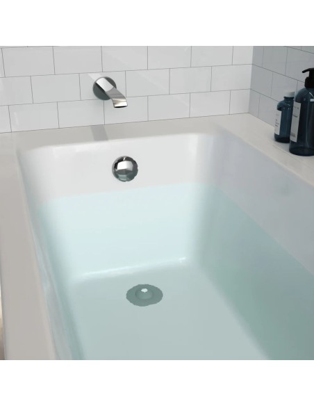 Bouchon de vidange flexible et attrape-cheveux - Flex - Noir