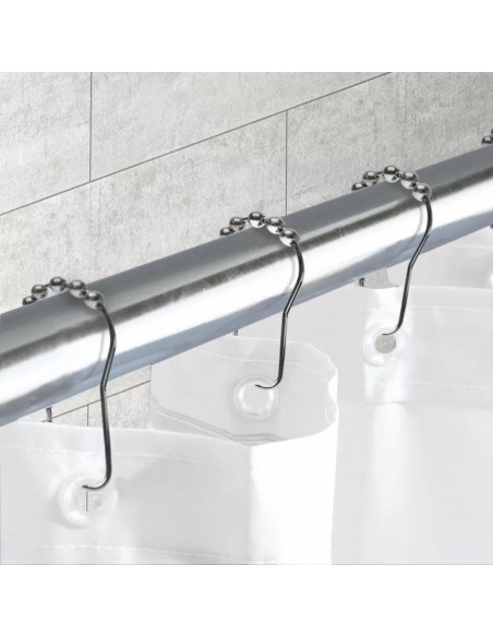 Anneaux pour Rideau de douche - Lot de 12 - Kleine Wolke