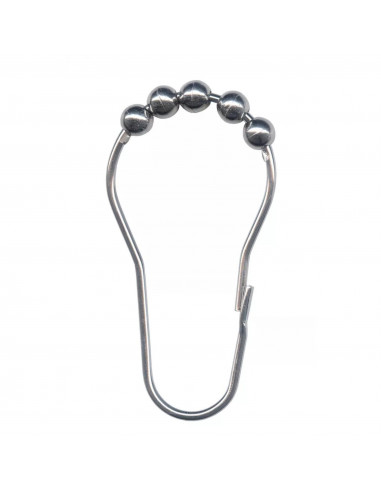 Anneaux pour Rideau de douche - Lot de 12 -...