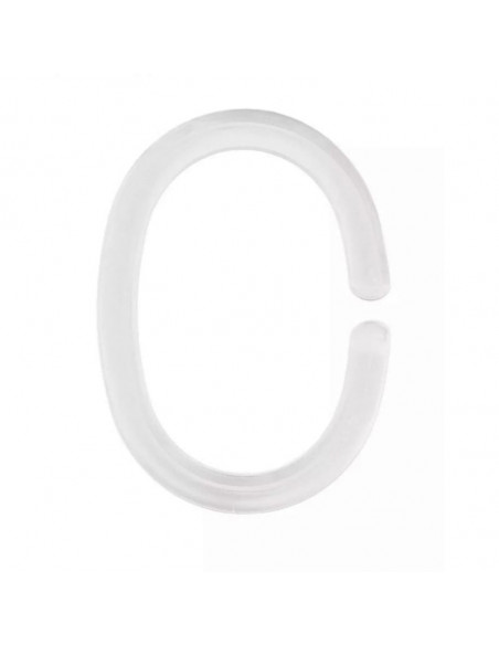 Anneaux pour rideau de douche - 5 Coloris - Lot de 12 - Kleine Wolke