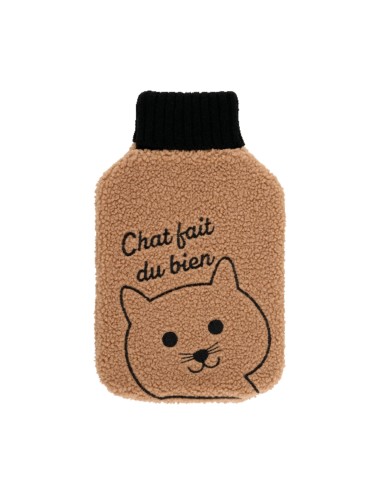 Bouillotte Savoie à Eau - Chat fait du bien - Derrière La Porte