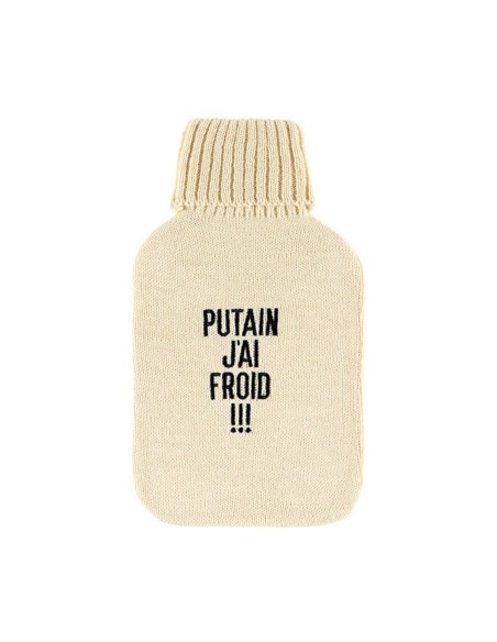 Bouillotte Savoie à Eau - Putain j'ai froid - Derrière La Porte