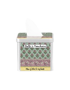 Boite à mouchoirs métallique "Carré déco" - Derrière La Porte