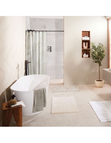 Tapis de Bain antidérapant - SLING - Fait main...