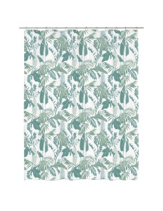 Rideau de douche Textile - Philo vert - 180x200cm