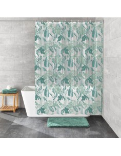 Rideau de douche Textile - Philo vert - 180x200cm 2