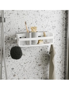 Panier Etagère Flex - Adhésif - Blanc 2