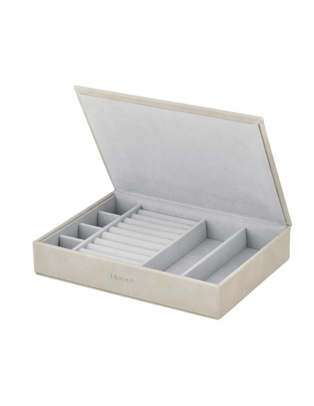 Boîte à bijoux - Sahla M en Suédine - Coloris Nomad - Blomus