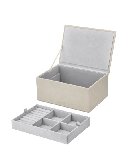 Boîte à bijoux - Sahla L en Suédine - Coloris Nomad - Blomus