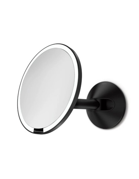 Miroir Mural Grossissant X5 à capteur - Lumineux- Noir ST3065