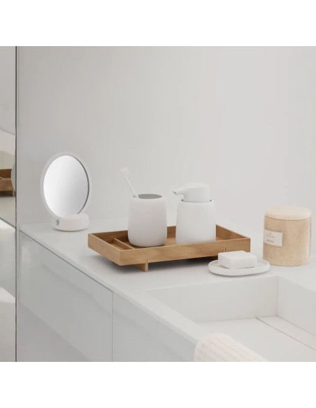 Porte savon céramique - SONO - Coloris Moonbeam