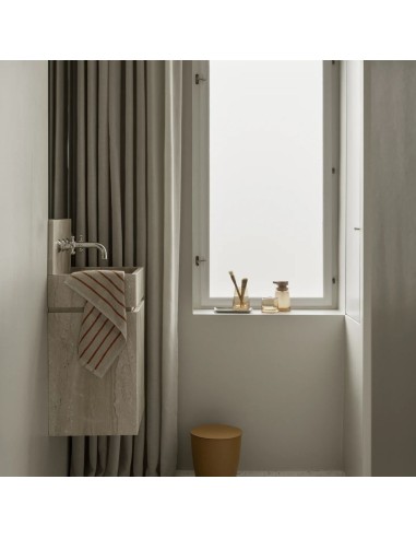 Gobelet en verre - AVA - Beige