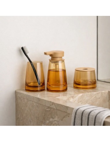Gobelet en verre - AVA - Beige