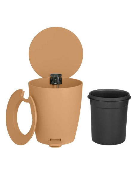 Poubelle à pédale 3L - AVA - Beige