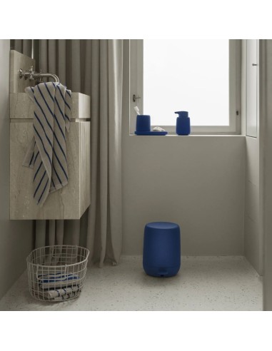 Distributeur de savon manuel 250 ml - SONO - Bleu Mazarine
