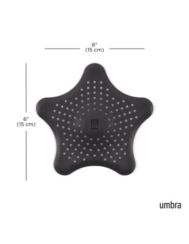 Attrape cheveux - Starfish hair catcher - Noir