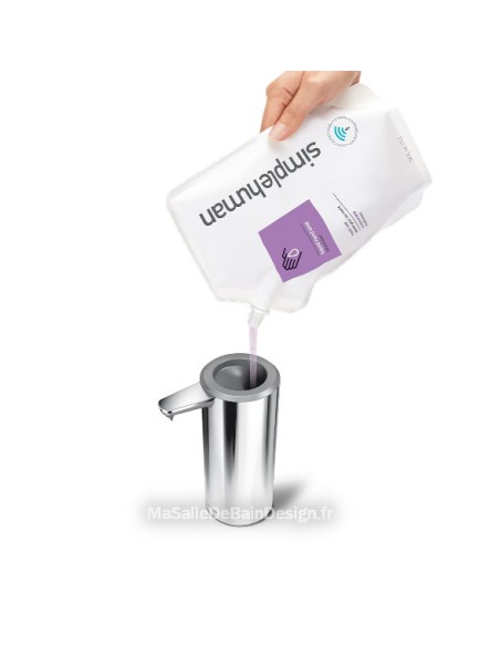 Distributeur de Savon Automatique rechargeable - Inox , 266ml