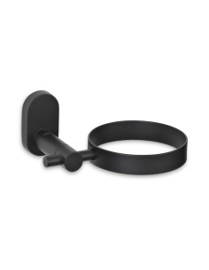 Porte-sèche-cheveux ALESSIO noir – Support mural