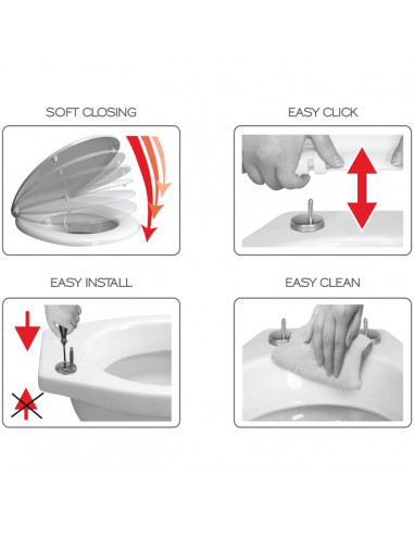 Abattant WC Universel Original - Tissage -...